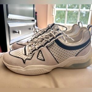 Coach White and Dark Navy Sneakers